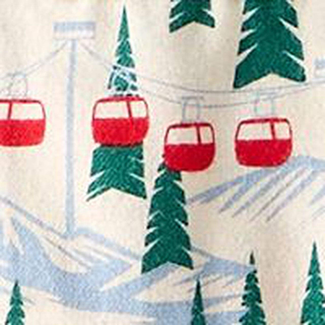 Adult Holiday Flannel Pajama Top - Image 44