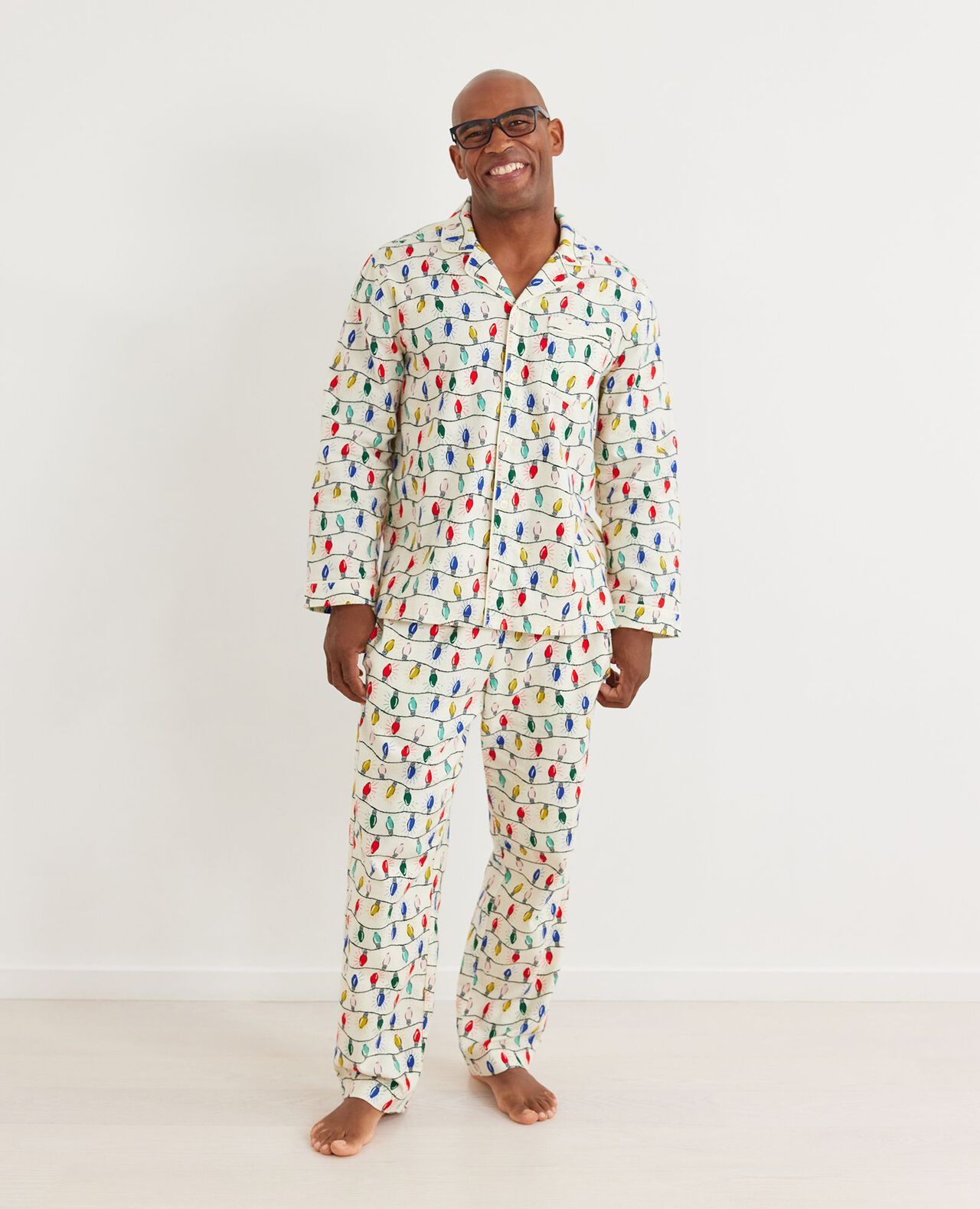 Adult Holiday Flannel Pajama Top - Image 35