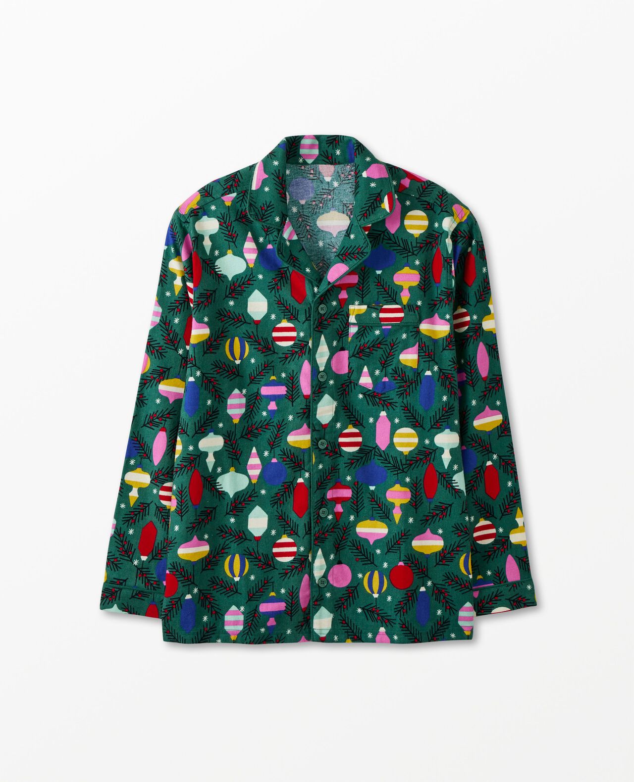 Adult Holiday Flannel Pajama Top - Image 34