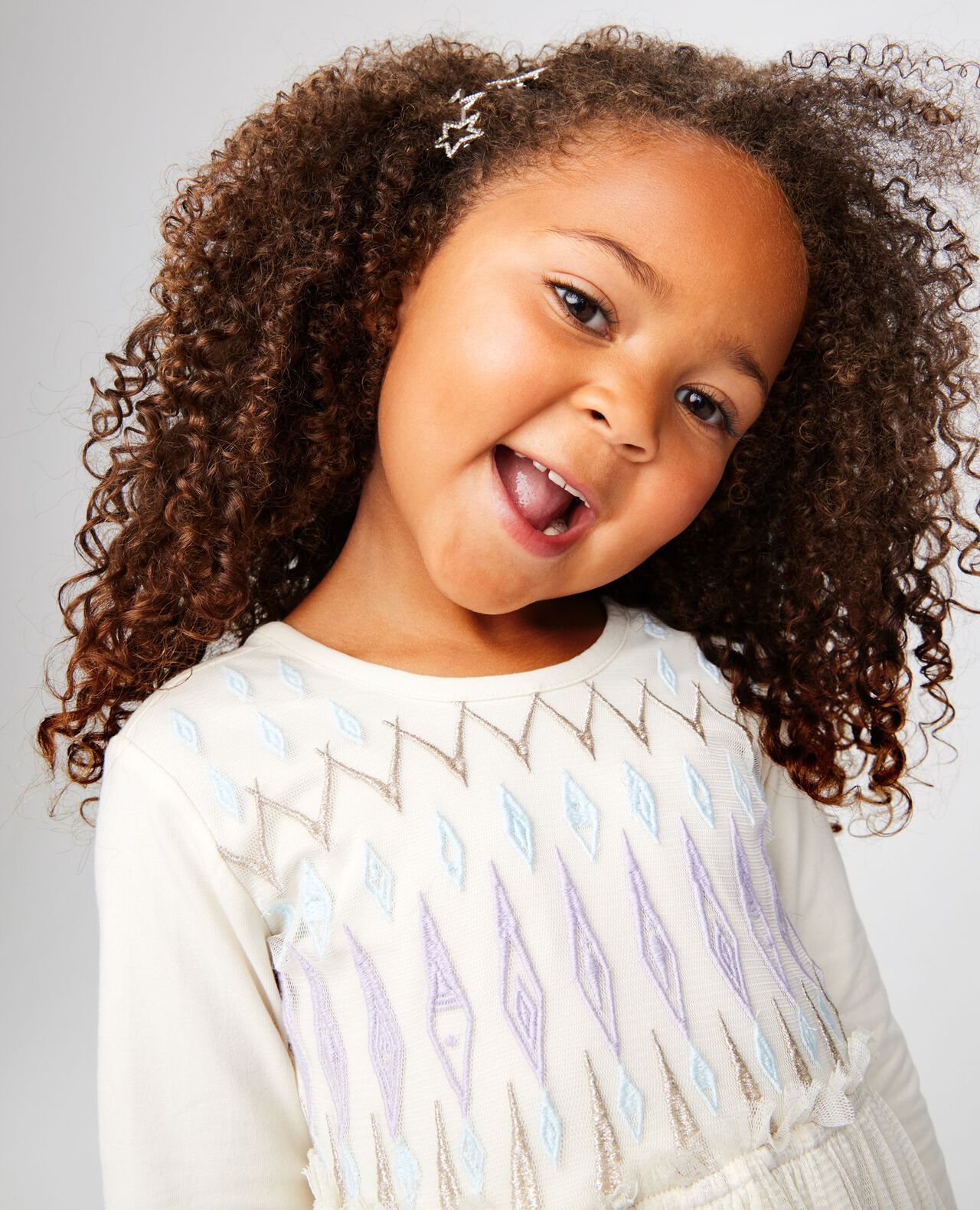 Disney Frozen Elsa Long Sleeve Tulle Dress - Image 4