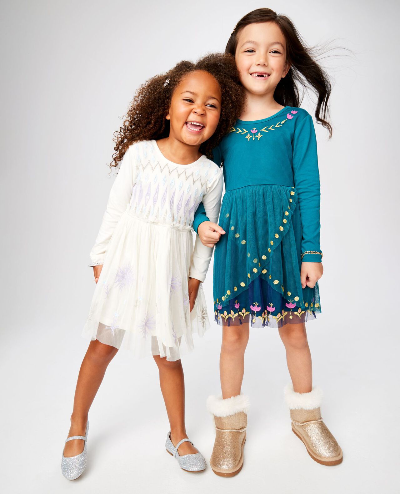 Disney Frozen Anna Long Sleeve Tulle Dress - Image 6