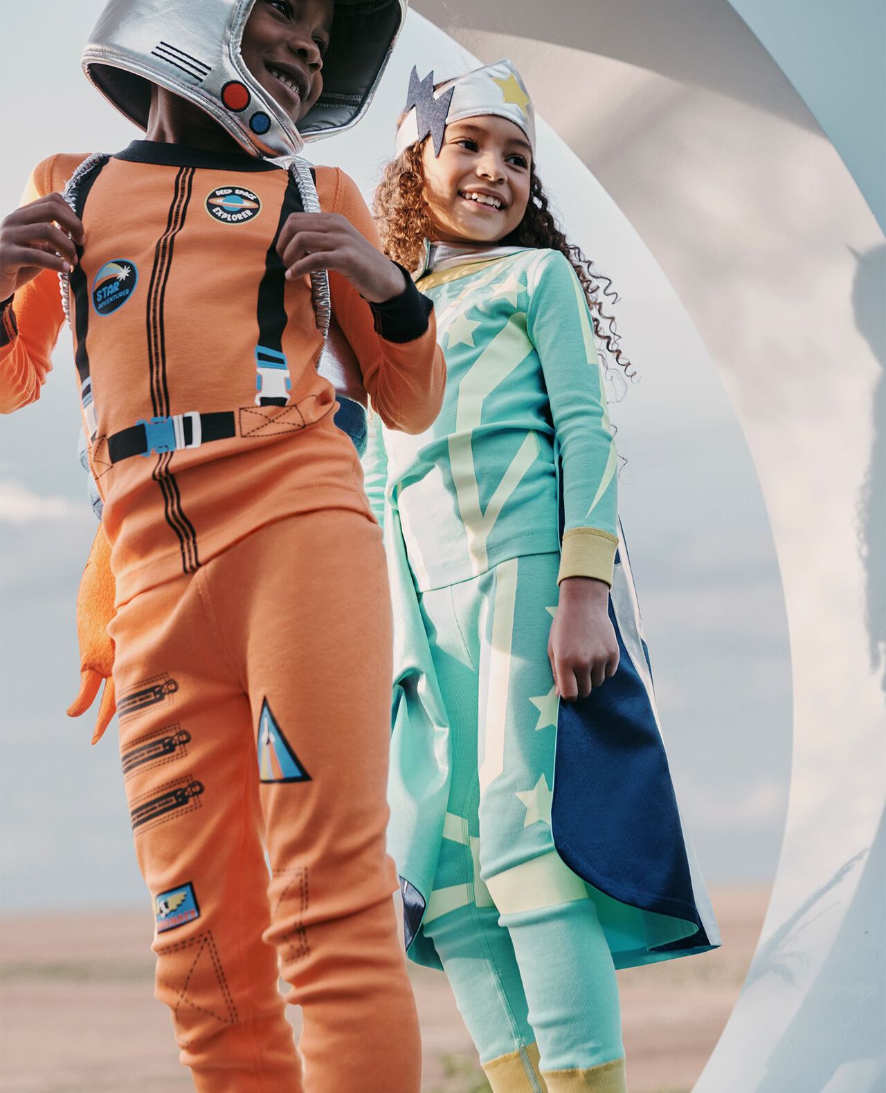 Kids Halloween Glow-in-the-Dark Long John Pajama Set - Image 3