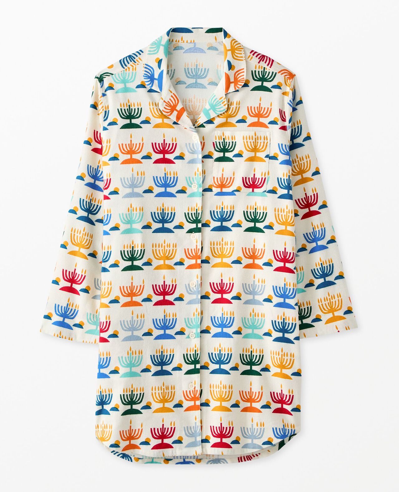 Women's Holiday Flannel Nightshirt - Image 14