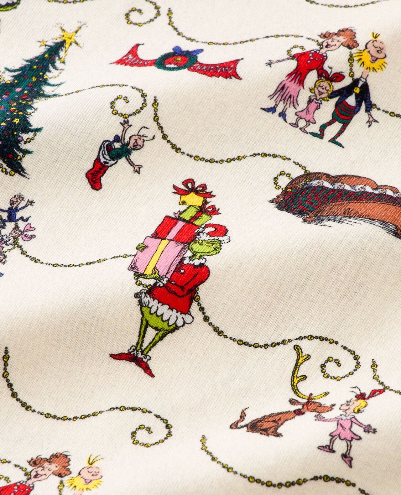 Adult Dr. Seuss Grinch Flannel Pajama Pants - Image 2