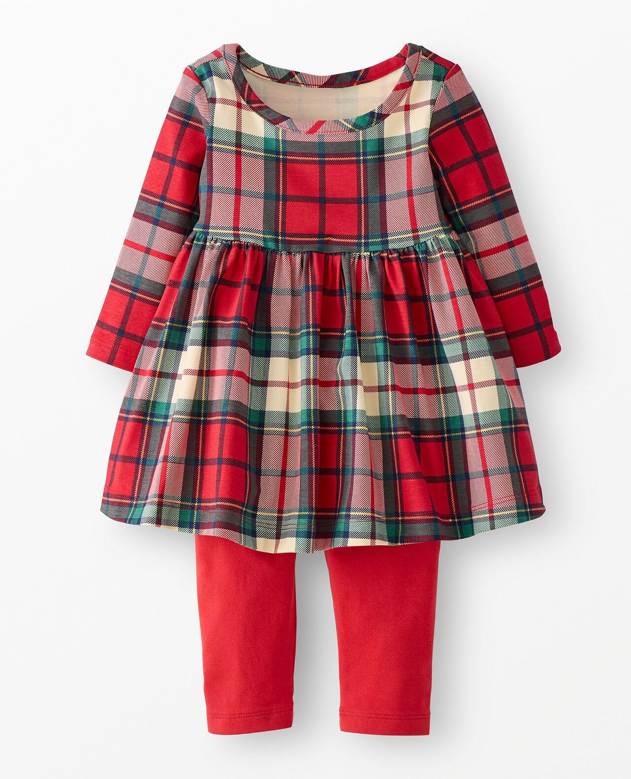 Baby Long Sleeve Skater Dress & Leggings Set