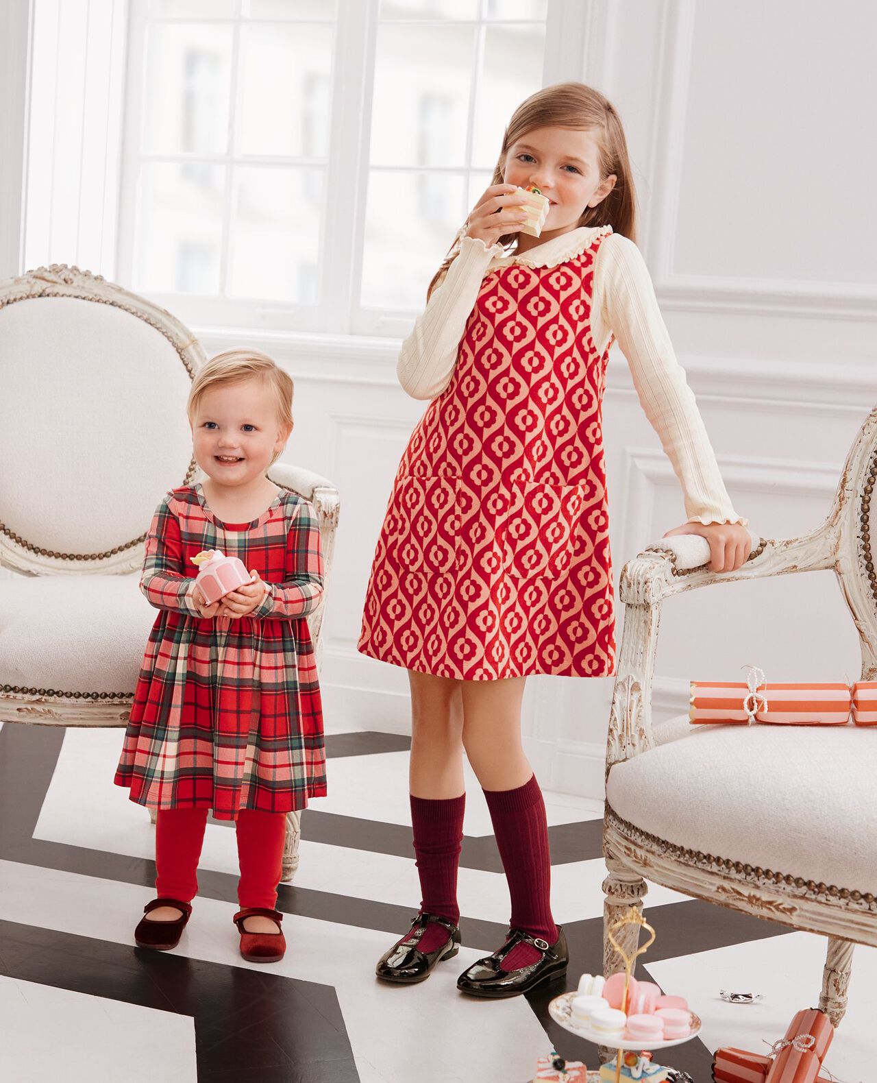 Baby Long Sleeve Skater Dress & Leggings Set - Image 2