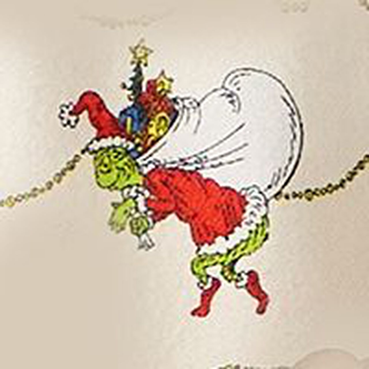 Adult Dr. Seuss Grinch Flannel Pajama Top - Image 6