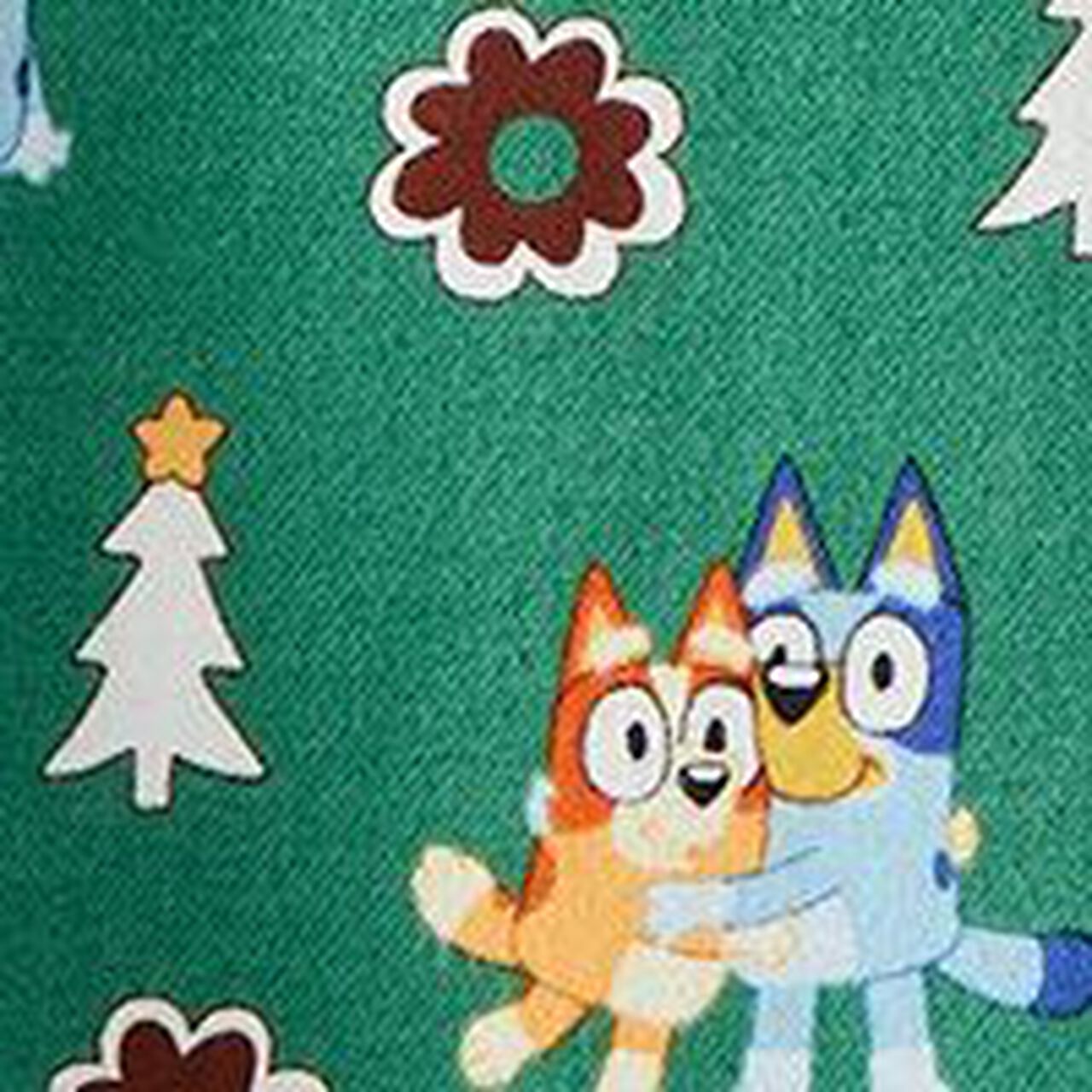 Adult Bluey Holiday Flannel Pajama Top - Image 6