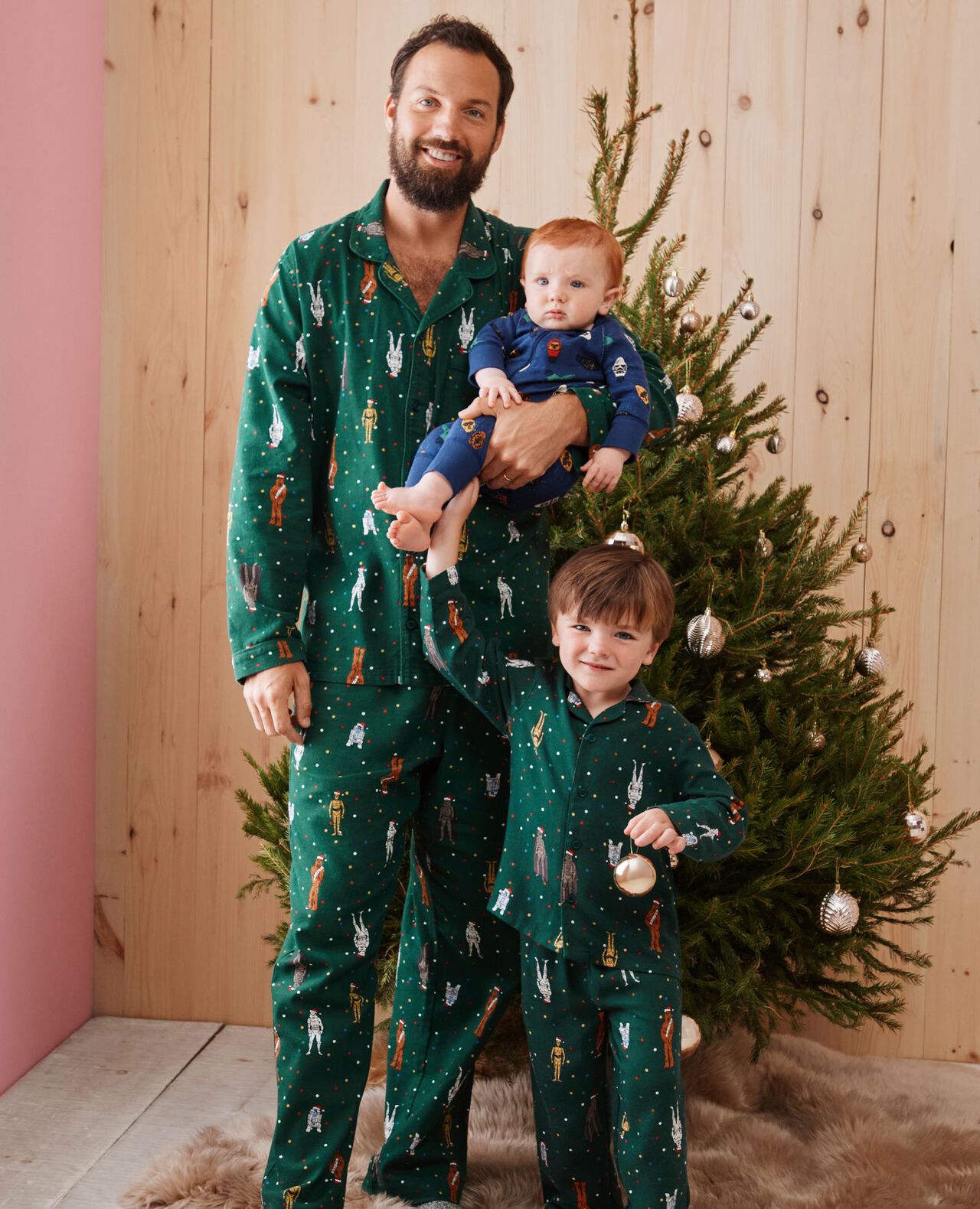 Adult STAR WARS™ Holiday Flannel Pajama Top - Image 3