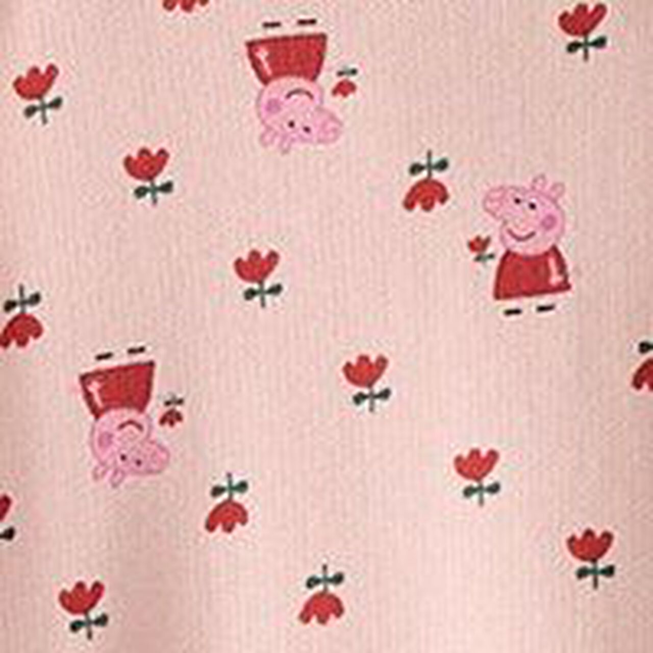 Peppa Pig Long Sleeve T-Shirt & French Terry Overalls Set - Image 6