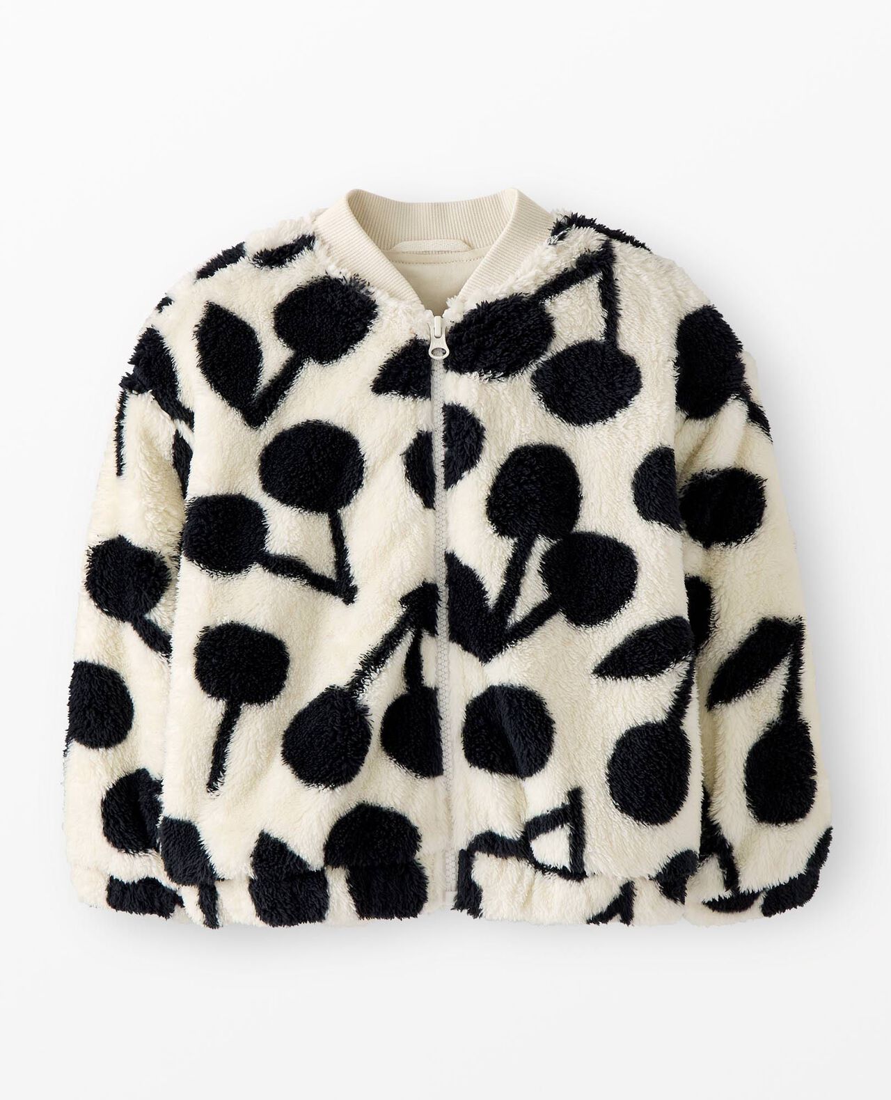 Marshmallow Fleece Bomber Jacket
