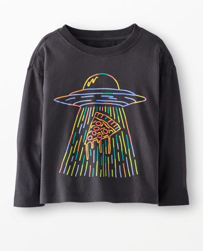 Long Sleeve Relaxed Fit Graphic T-Shirt