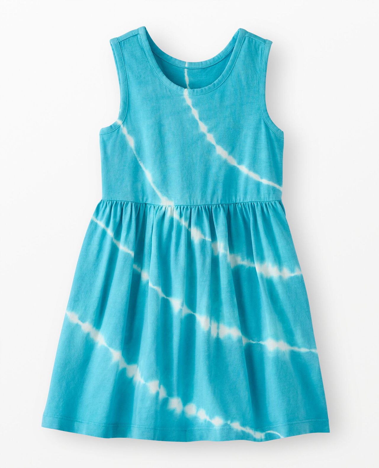 Sleeveless Tie-Dye Dress with Pockets