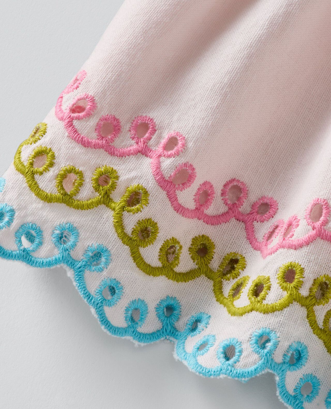 Baby Sleeveless Embroidered Tiered Dress - Image 2
