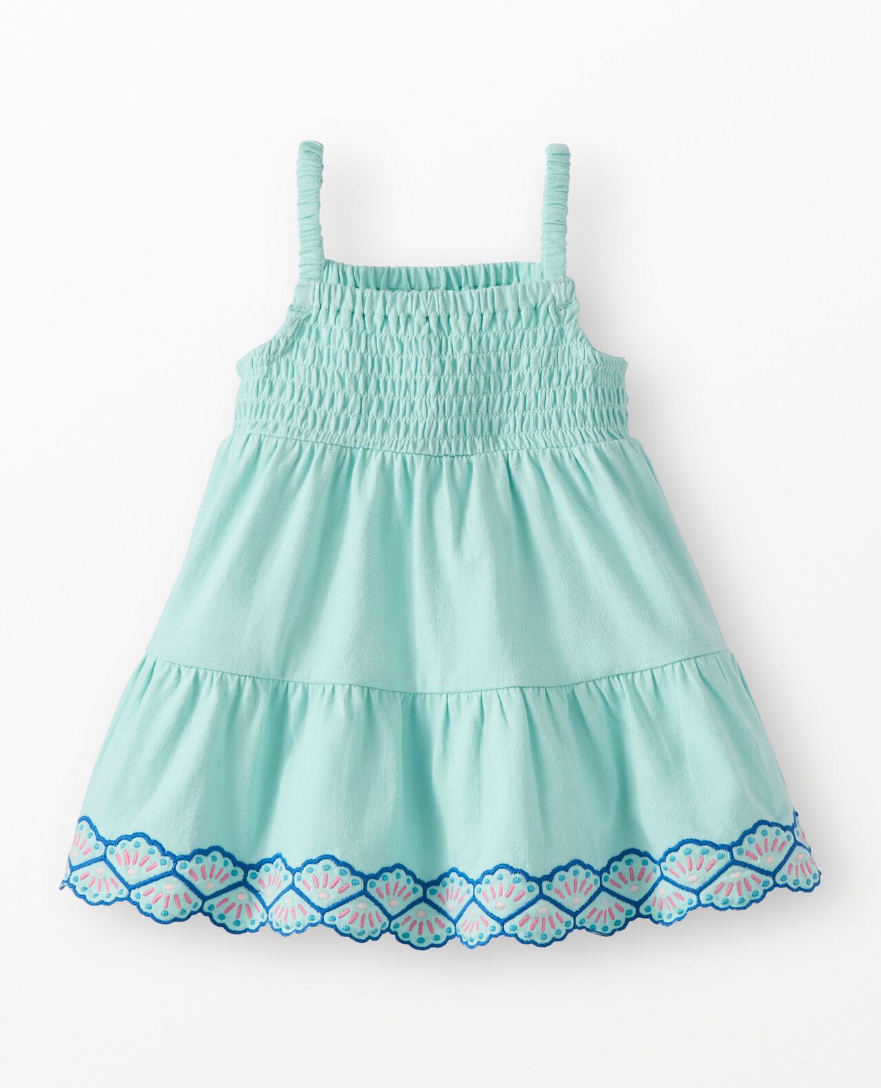 Baby Sleeveless Smocked Tiered Dress - Image 2