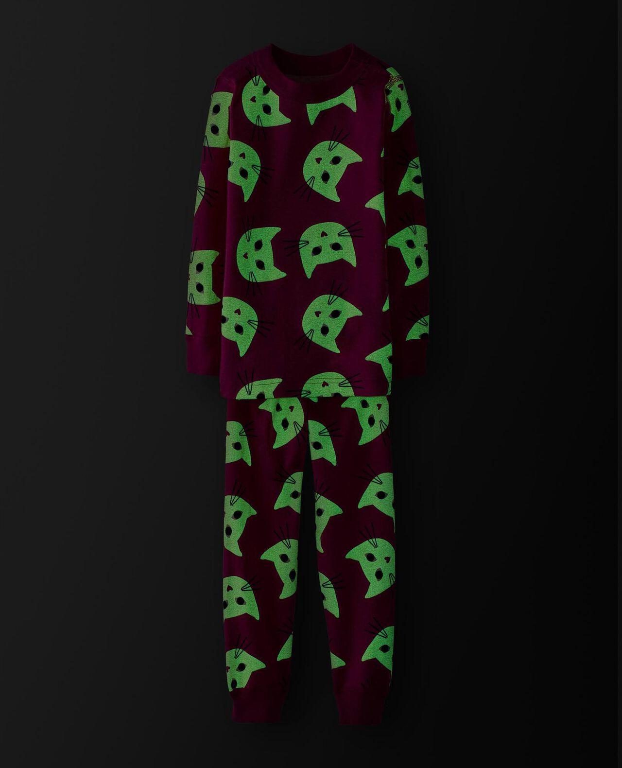 Halloween Glow-in-the-Dark HannaJams™ Pajama Set - Image 2
