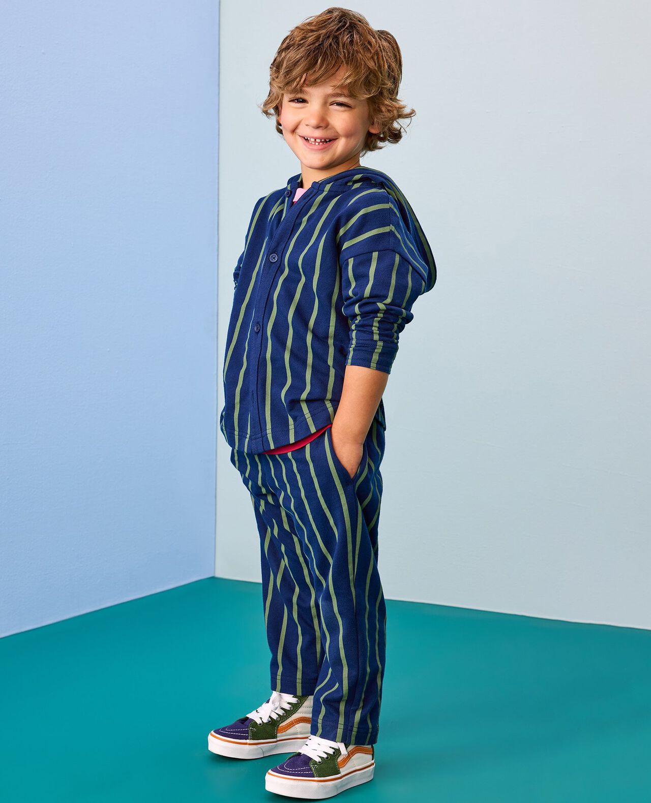 French Terry Tapered Pants - Image 7