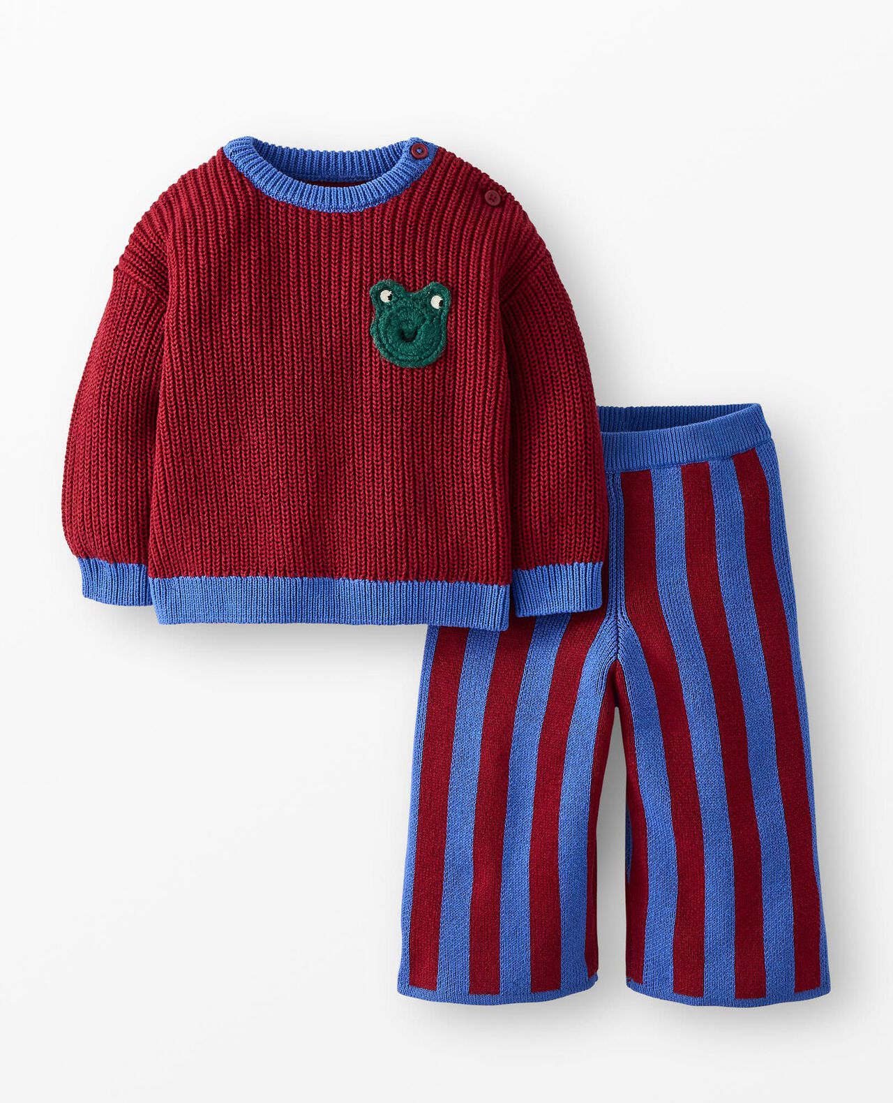 Sweater & Wide Leg Pants Set - Image 2