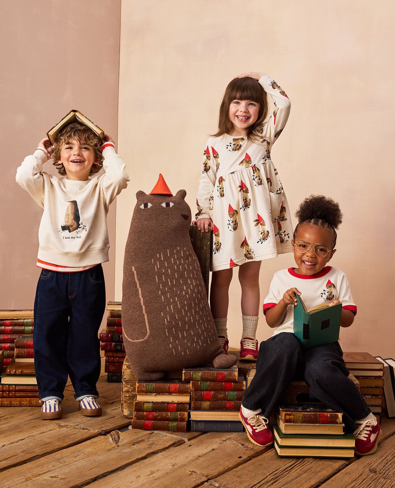 Jon Klassen Long Sleeve Rabbit Dress with Pockets - Image 3