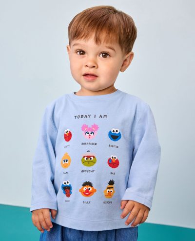 Sesame Street Relaxed Fit Long Sleeve Tee