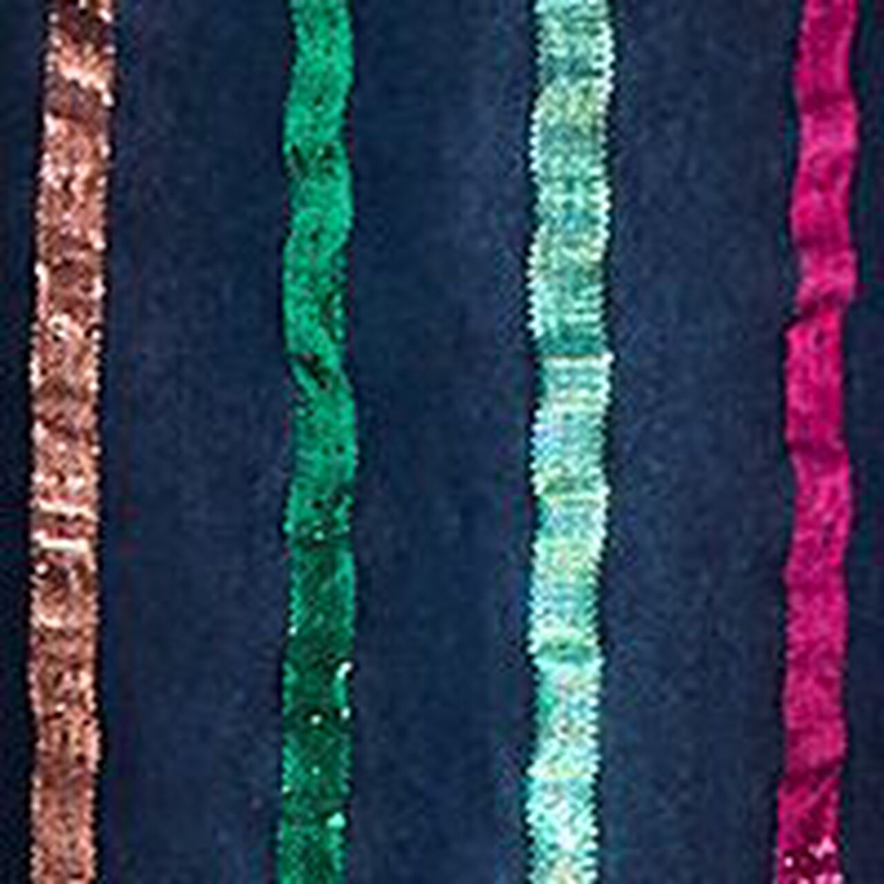 Long Sleeve Rainbow Striped Dress with Pockets - Image 5