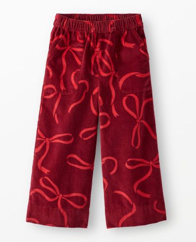 Velvet Wide Leg Pants